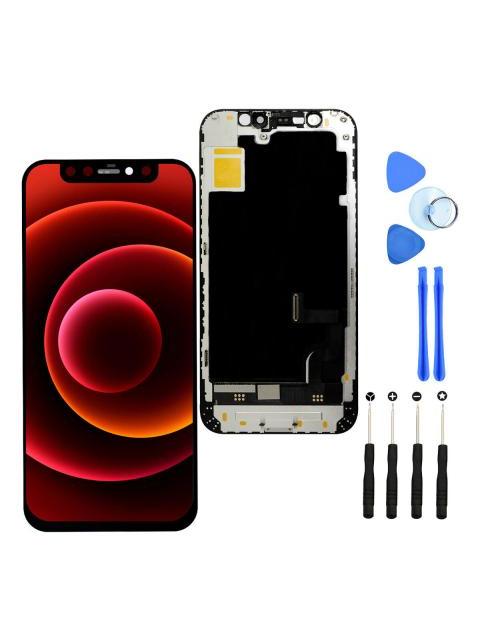 PANTALLA PARA IPHONE 12 MINI A2399 A2176 A2398 A2400 INCELL COMPLETA REPUESTO PARA CELULAR SLIM COMPANY NEGRO