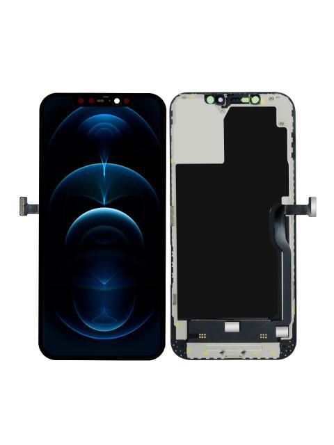 PANTALLA PARA IPHONE 12 PRO MAX A2342 A2410 A2411 A2412 AMOLED COMPLETA REPUESTO PARA CELULAR NEGRO SLIM COMPANY