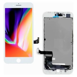 PANTALLA PARA IPHONE 8 PLUS A1864 A1897 A1898 COMPLETA BLANCO