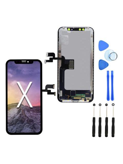 PANTALLA PARA IPHONE X A1865 A1901 A1902 INCELL COMPLETA REPUESTO PARA CELULAR SLIM COMPANY NEGRO