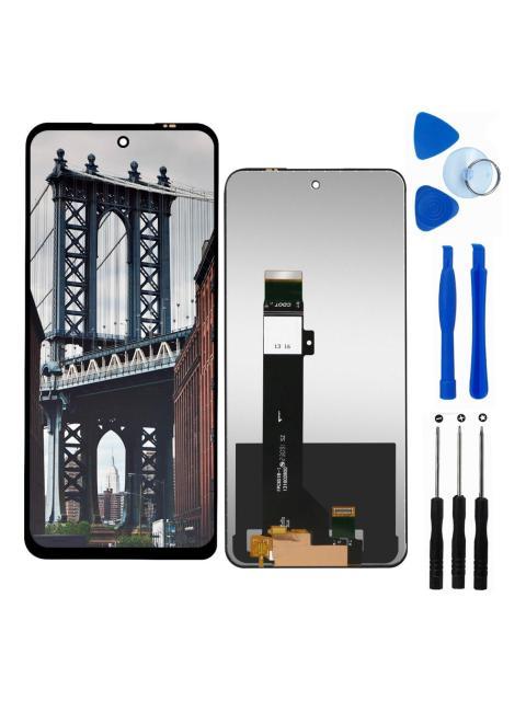 PANTALLA PARA MOTO G53 5G XT2335-1 XT2335-1-SS INCELL COMPLETA REPUESTO PARA CELULAR SLIM COMPANY NEGRO