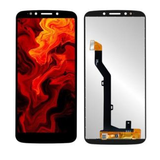 PANTALLA PARA MOTO G6 PLAY XT1922 MOTO E5 XT1944 XT1944-3 XT1944-4 COMPLETA REPUESTO PARA CELULAR SLIM COMPANY NEGRO