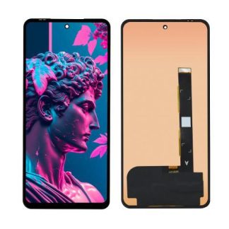 PANTALLA PARA MOTO G71S G82 5G XT2225-1 G72 XT2255 EDGE 30 XT2203-1 G52 XT2221-2 INCELL COMPLETA COLOR SLIM COMPANY NEGRO