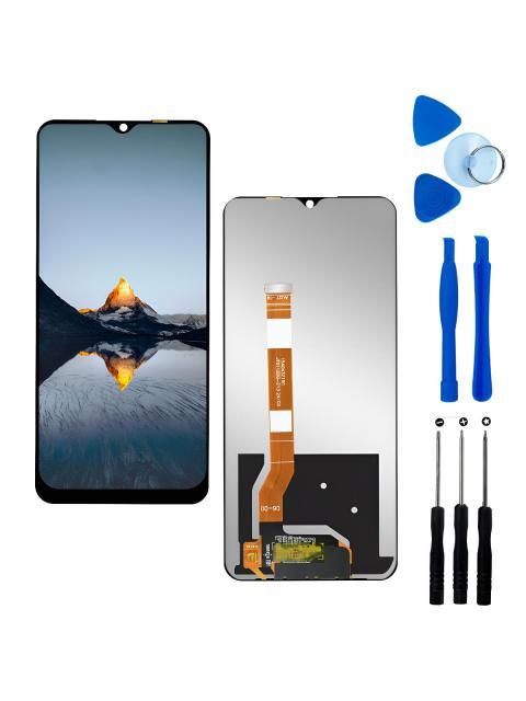 PANTALLA PARA REALME C35 RMX3511 INCELL COMPLETA REPUESTO PARA CELULAR SLIM COMPANY NEGRO