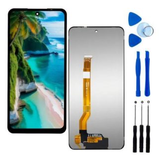 PANTALLA PARA REALME C65 RMX3910 INCELL COMPLETA REPUESTO PARA CELULAR SLIM COMPANY NEGRO + KIT DE HERRAMIENTAS