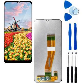 PANTALLA PARA SAMSUNG A03S A02S A025 A025F A037F VERSION F Y M INCELL REPUESTO PARA CELULAR SLIM COMPANY NEGRO