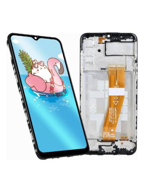 PANTALLA PARA SAMSUNG A03S A037F INCELL COMPLETA CON MARCO NEGRO
