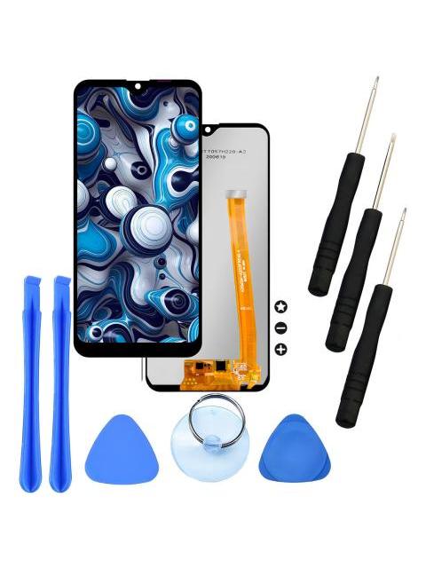 PANTALLA PARA SAMSUNG A10E SM-A102U INCELL COMPLETA REPUESTO PARA CELULAR SLIM COMPANY NEGRO