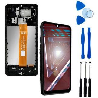 PANTALLA PARA SAMSUNG A12 A125 INCELL COMPLETA CON MARCO NEGRO