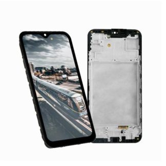 PANTALLA PARA SAMSUNG A15 4G A155M AMOLED COMPLETA CON MARCO COLOR SLIM COMPANY NEGRO