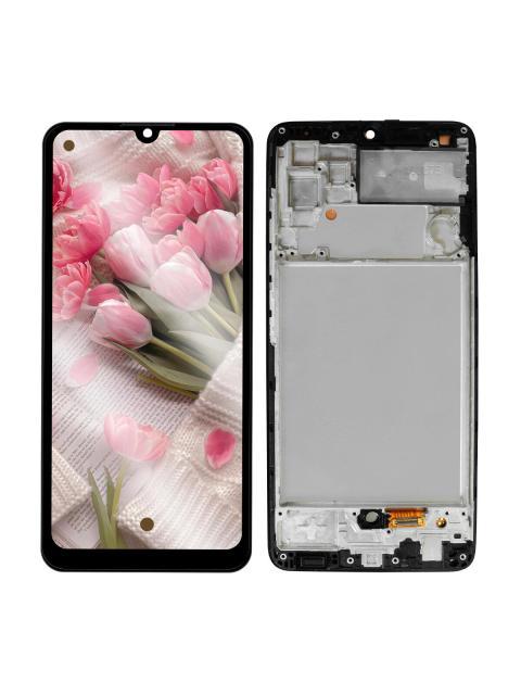 PANTALLA PARA SAMSUNG A32 4G A325M INCELL COMPLETA CON MARCO SLIM COMPANY NEGRO