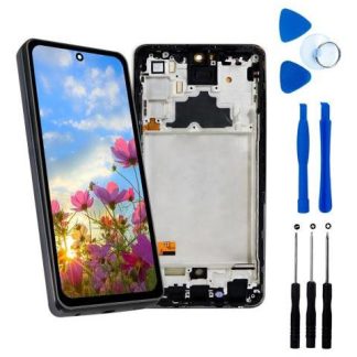 PANTALLA PARA SAMSUNG A72 A725F INCELL COMPLETA CON MARCO NEGRO