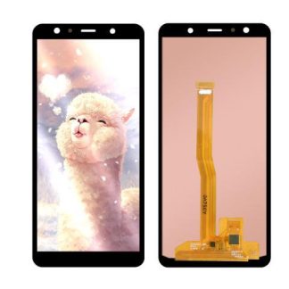 PANTALLA PARA SAMSUNG A7 2018 A750 A750G A750F AMOLED COMPLETA NEGRO SLIM COMPANY