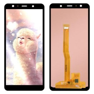 PANTALLA PARA SAMSUNG A7 2018 A750G A750F AMOLED COMPLETA NEGRO