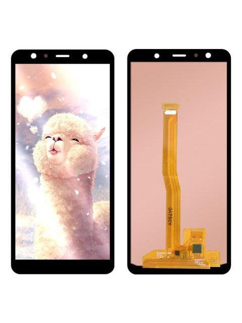 PANTALLA PARA SAMSUNG A7 2018 A750G A750F AMOLED COMPLETA NEGRO