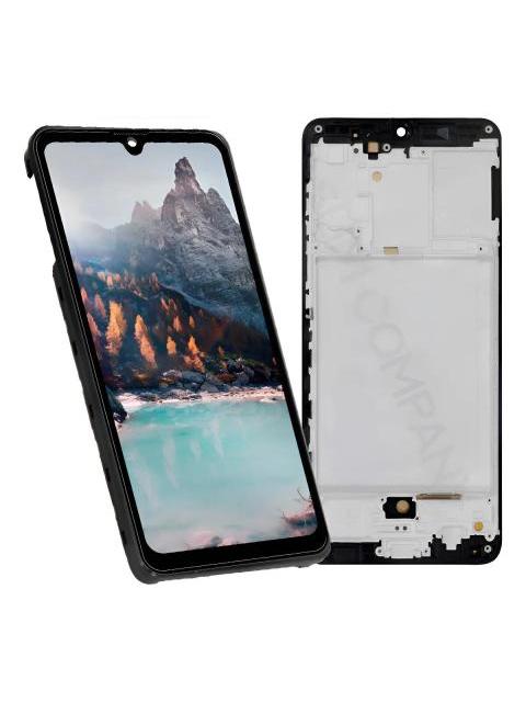PANTALLA PARA SAMSUNG GALAXY A31 A315 A315G DSL A315F DS INCELL COMPLETA REPUESTO PARA CELULAR SLIM COMPANY NEGRO