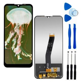 PANTALLA PARA TCL 20E 6125F TCL 20Y 6156D INCELL COMPLETA REPUESTO PARA CELULAR SLIM COMPANY NEGRO + KIT DE HERRAMIENTA
