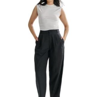 PANTALON BARRIL NEGRO HOLLY LAND