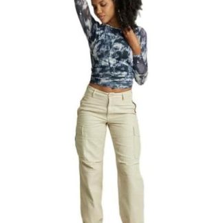 PANTALON CARGO CINTURA REGULAR BEIGE SANTA LOLA