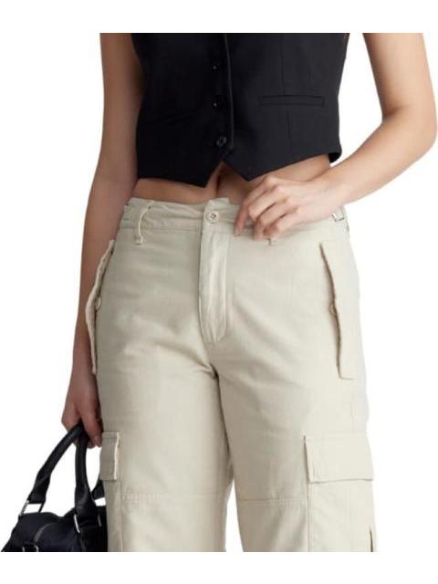 PANTALON CARGO CINTURA REGULAR BEIGE SANTA LOLA - Imagen 3