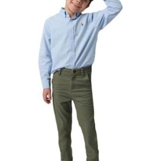 PANTALON CHINO VERDE OLIVO NEXT CO