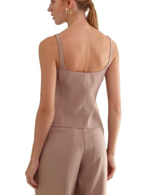 PANTALON CINTURA REGULAR CORTE RECTO TAUPE HOLLY LAND - Imagen 2