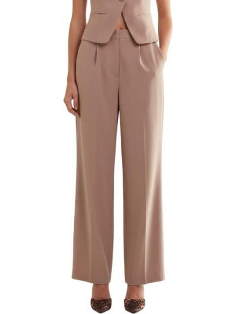 PANTALON CINTURA REGULAR CORTE RECTO TAUPE HOLLY LAND - Imagen 5