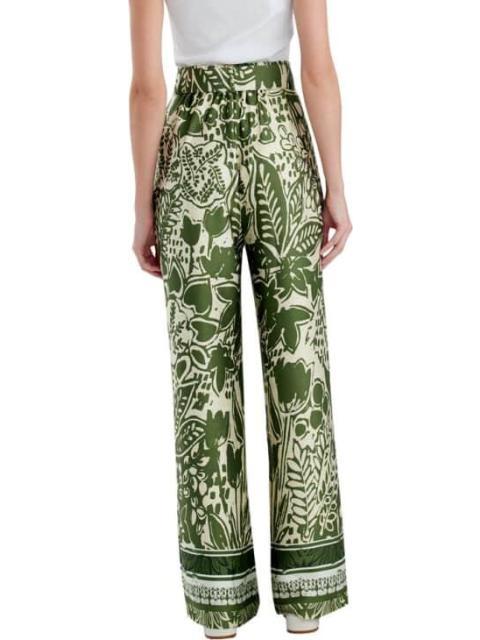 PANTALON CINTURA REGULAR VERDE HOLLY LAND - Imagen 6