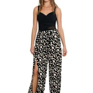 PANTALON CON ABERTURA NEGRO PRIMARK