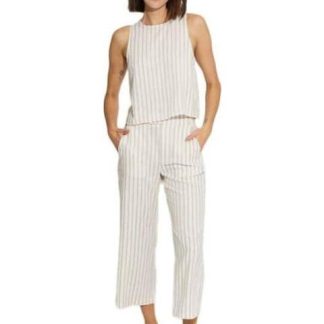 PANTALON DE LINO BEIGE HOLLY LAND