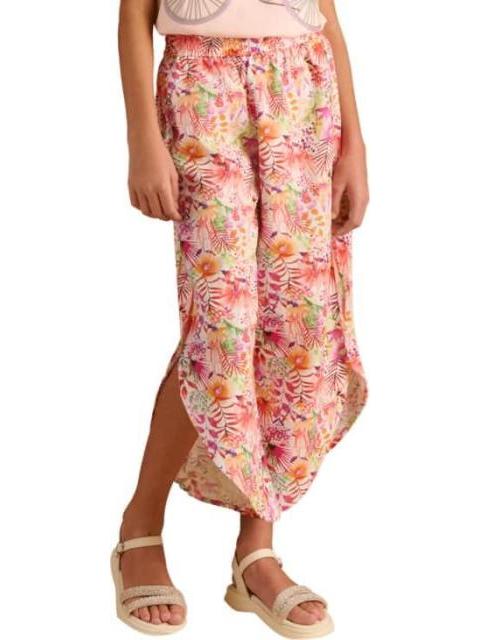 PANTALON DE LINO ESTAMPADO MULTICOLOR HOLLY LAND KIDS - Imagen 4