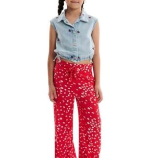 PANTALON ESTAMPADO ROJO PRIMARK