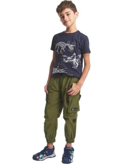 PANTALON JOGGER DE GABARDINA VERDE OLIVO NEXT CO - Imagen 4