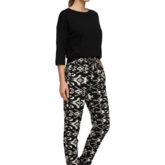 PANTALON JOGGER ESTAMPADO BLANCO/NEGRO PRIMARK