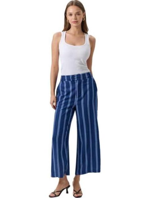 PANTALON LINO AZUL HOLLY LAND