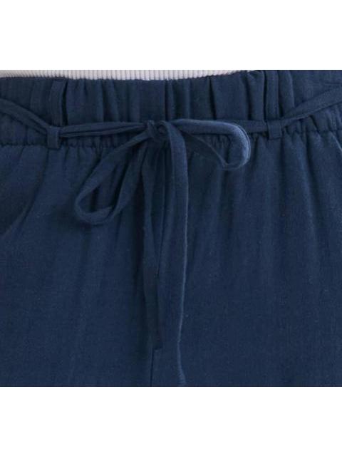 PANTALON LINO AZUL MARINO HOLLY LAND - Imagen 6