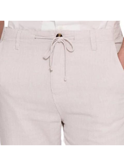 PANTALON LINO BEIGE D.E.E.P SELECTION - Imagen 6