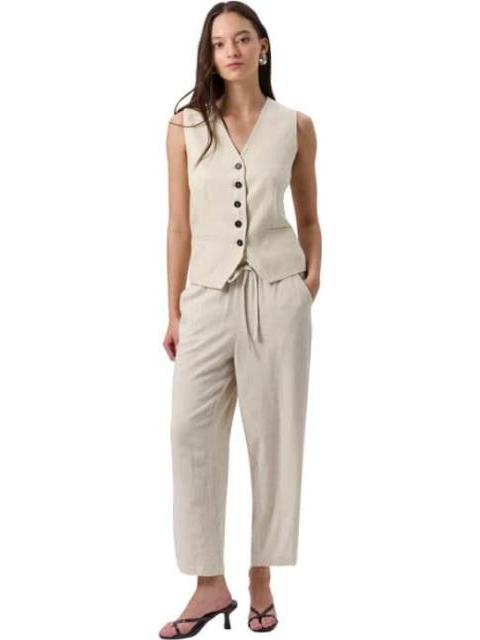 PANTALON LINO BEIGE HOLLY LAND