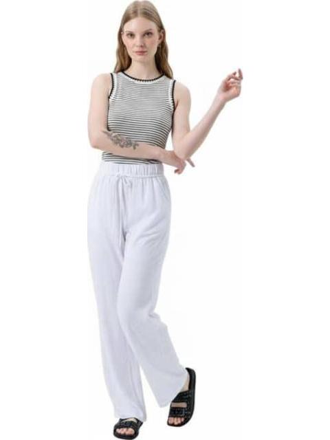 PANTALON LINO BLANCO HOLLY LAND - Imagen 4