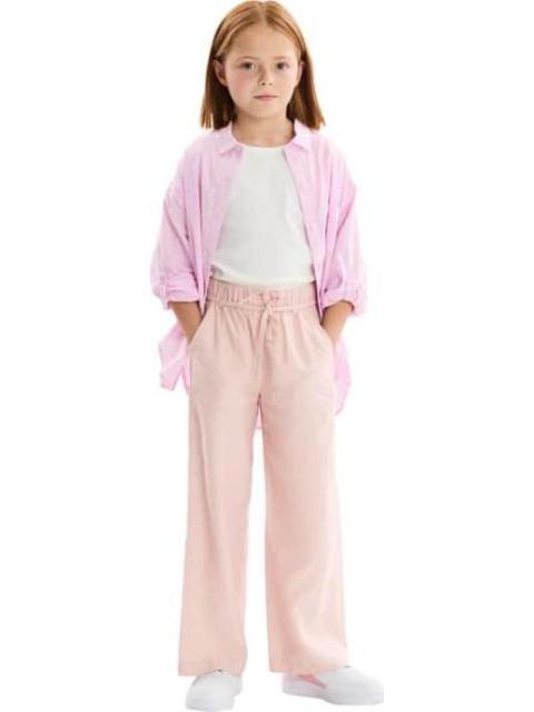PANTALON LINO ROSA HOLLY LAND KIDS