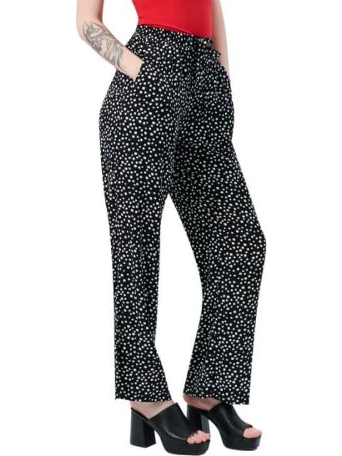 PANTALON PALAZZO NEGRO PRIMARK - Imagen 4