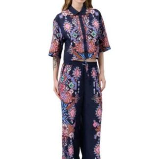 PANTALON PIERNA ANCHA AZUL MARINO HOLLY LAND