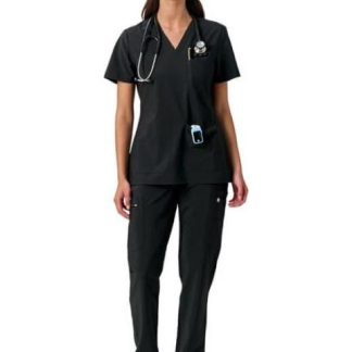PANTALON PIJAMA QUIRURGICA DAMA NEGRO DR. SCHATZ