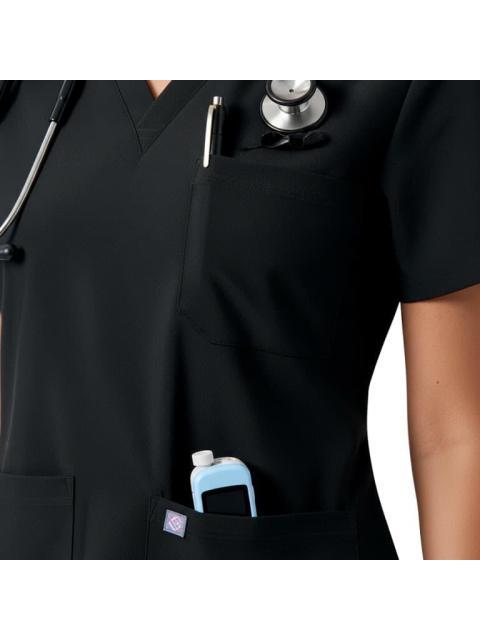 PANTALON PIJAMA QUIRURGICA DAMA NEGRO DR. SCHATZ - Imagen 4