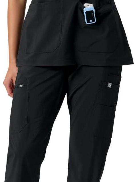 PANTALON PIJAMA QUIRURGICA DAMA NEGRO DR. SCHATZ - Imagen 4