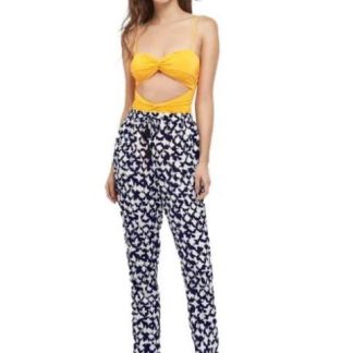 PANTALON RECTO ESTAMPADO AZUL MARINO PRIMARK