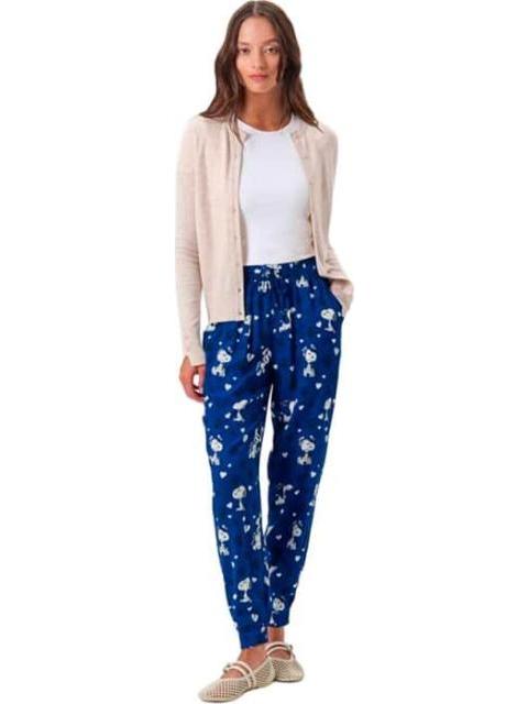 PANTALON SNOOPY AZUL MARINO PEANUTS