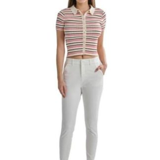 PANTALON STRETCH MARFIL HOLLY LAND