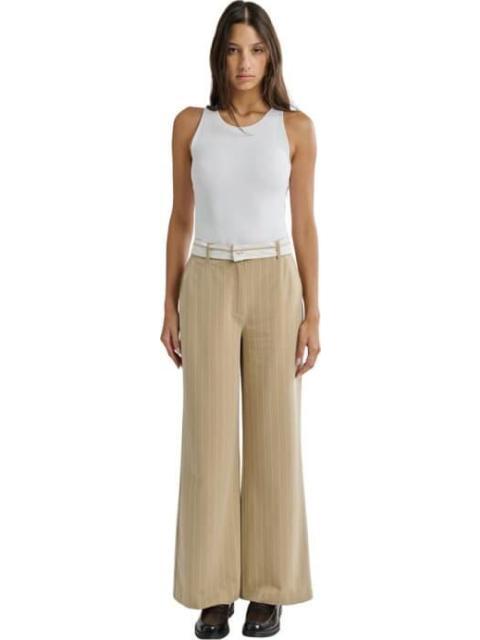 PANTALON TIRO ALTO ANCHO AVENA HOLLY LAND