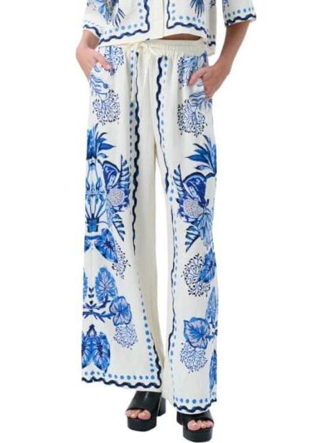 PANTALON VISCOSA BEIGE/HUESO HOLLY LAND - Imagen 2